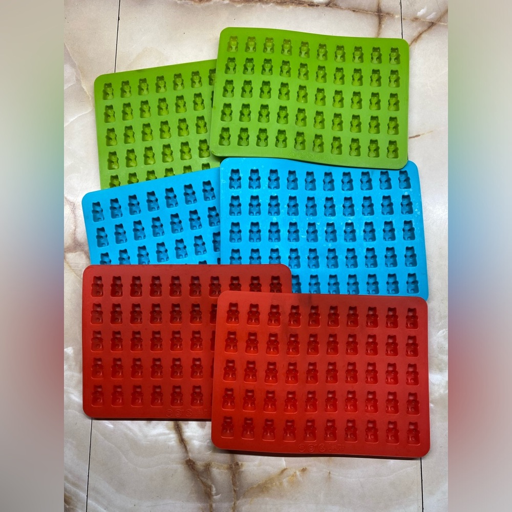 Silicone gummy bear molds (set #2)